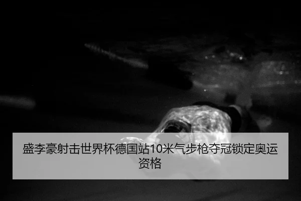盛李豪射击世界杯德国站10米气步枪夺冠锁定奥运资格